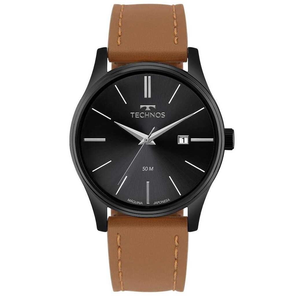 Relógio Technos Masculino Steel Preto - 2115UBR/0P
