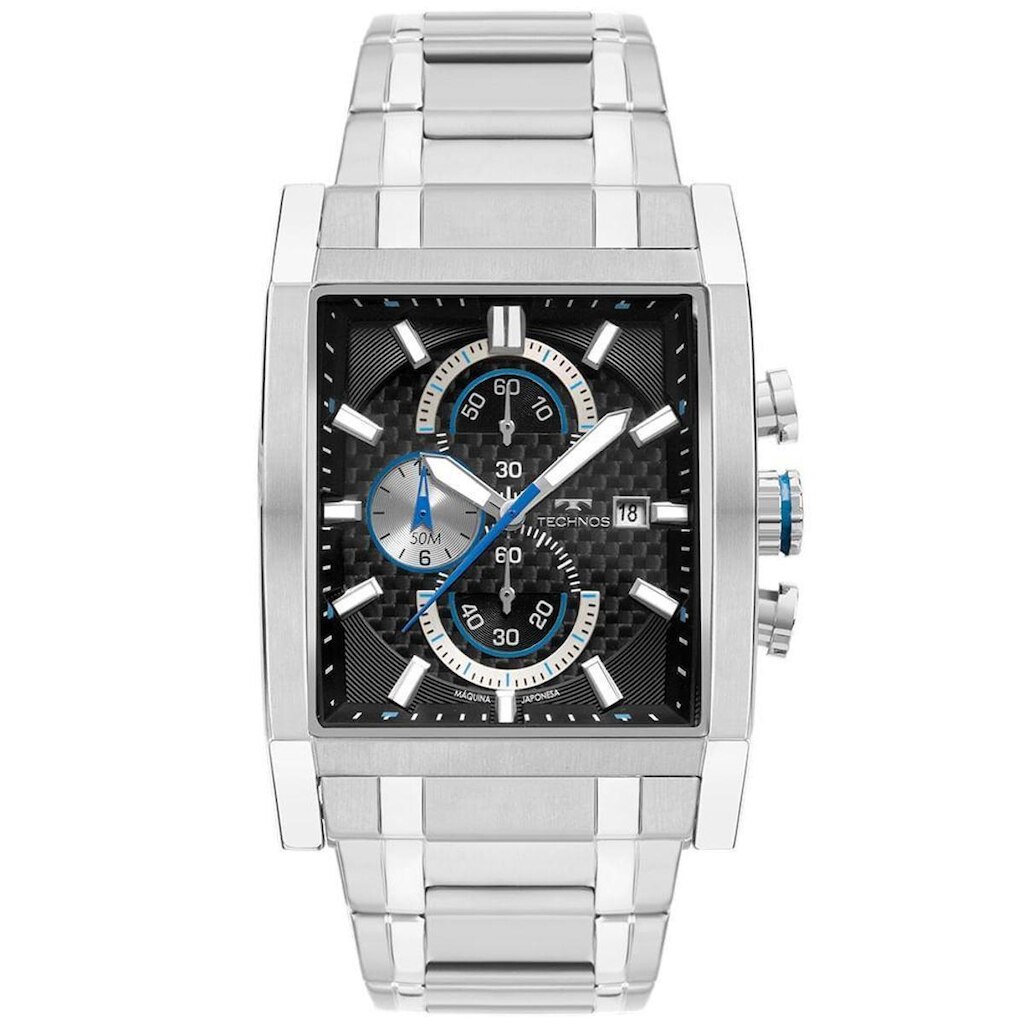 Relógio Technos Masculino Ts Carbon Prata - OS1ABH/1K OS1ABH/1K