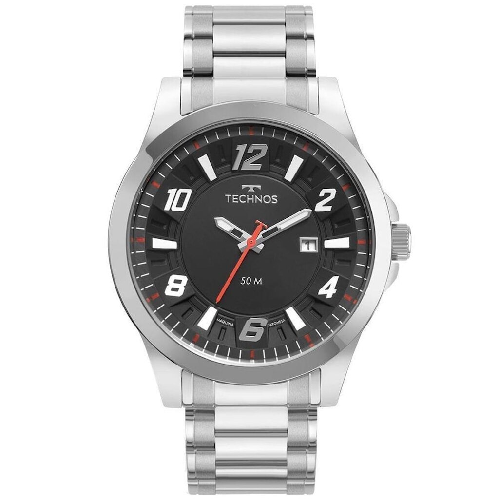 Relógio Technos Performance Racer Prata 2117LDFS1P Masculino