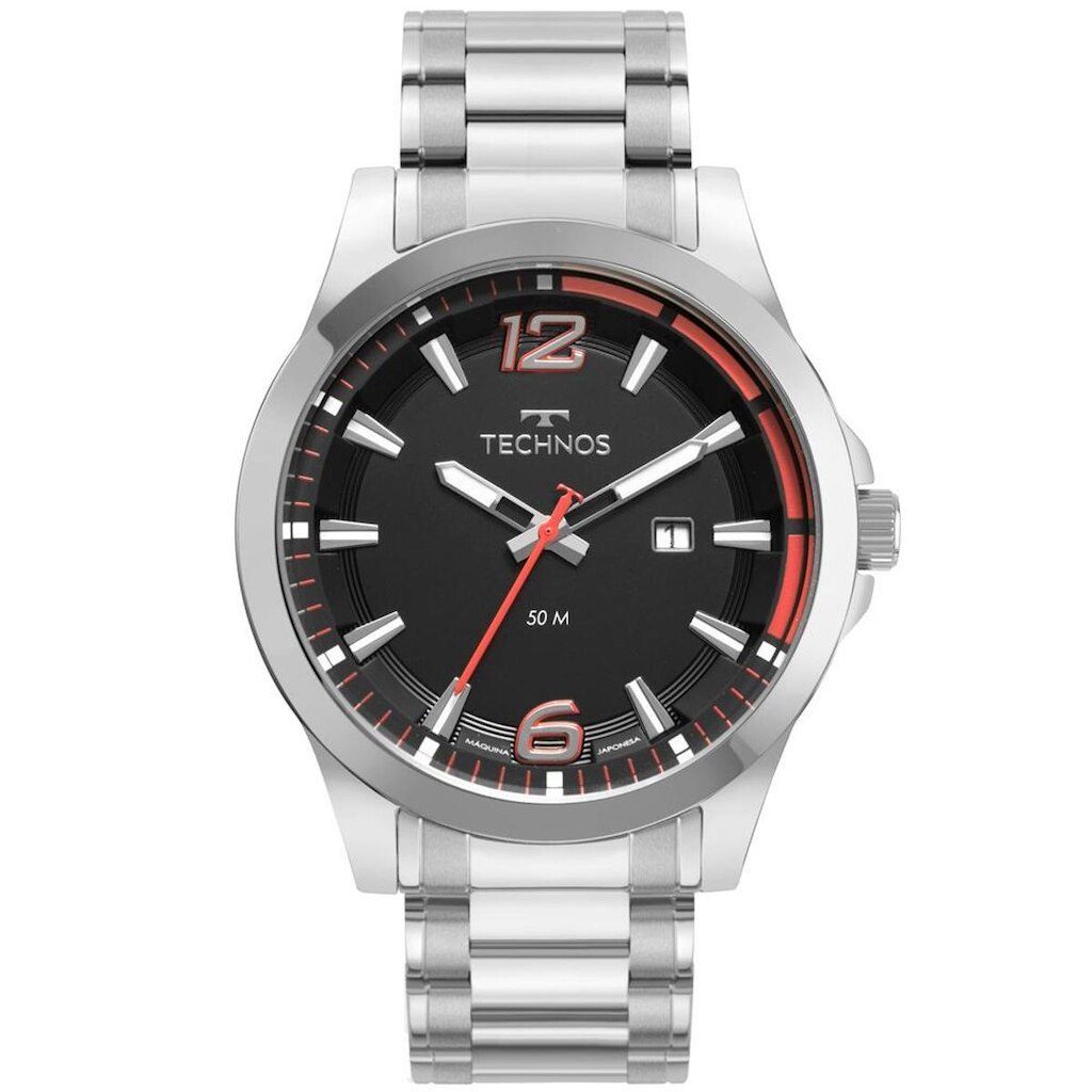 Relógio Technos Performance Racer Prata 2117LDGS1P Masculino