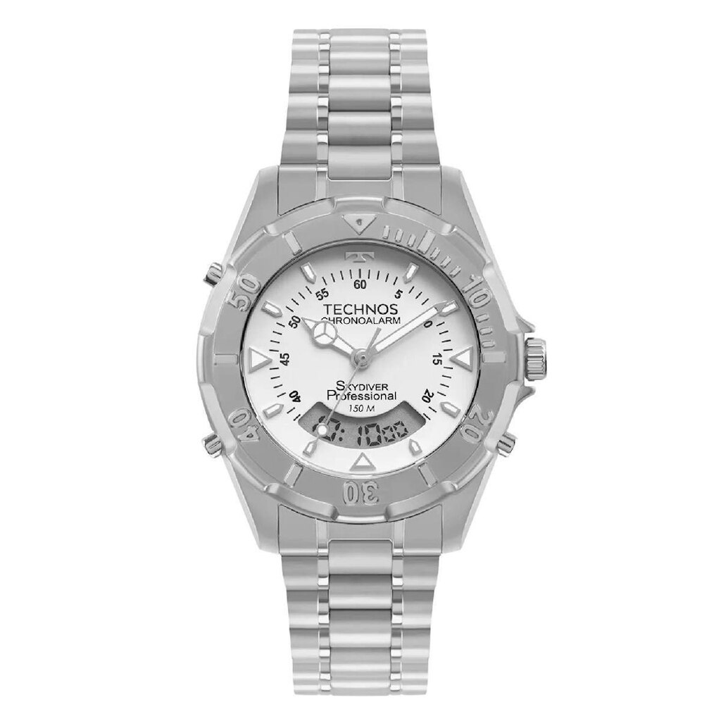 Relógio Technos Skydiver WT2050AEN/1B Prata Masculino