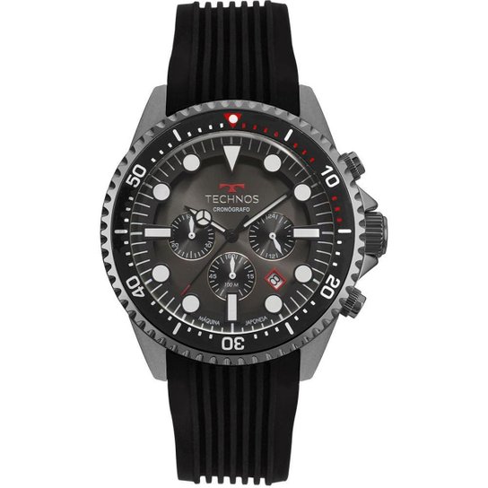 Relógio Technos Skymaster Masculino - Grafite Menor preço em Relógio Technos Skymaster Masculino - Grafite