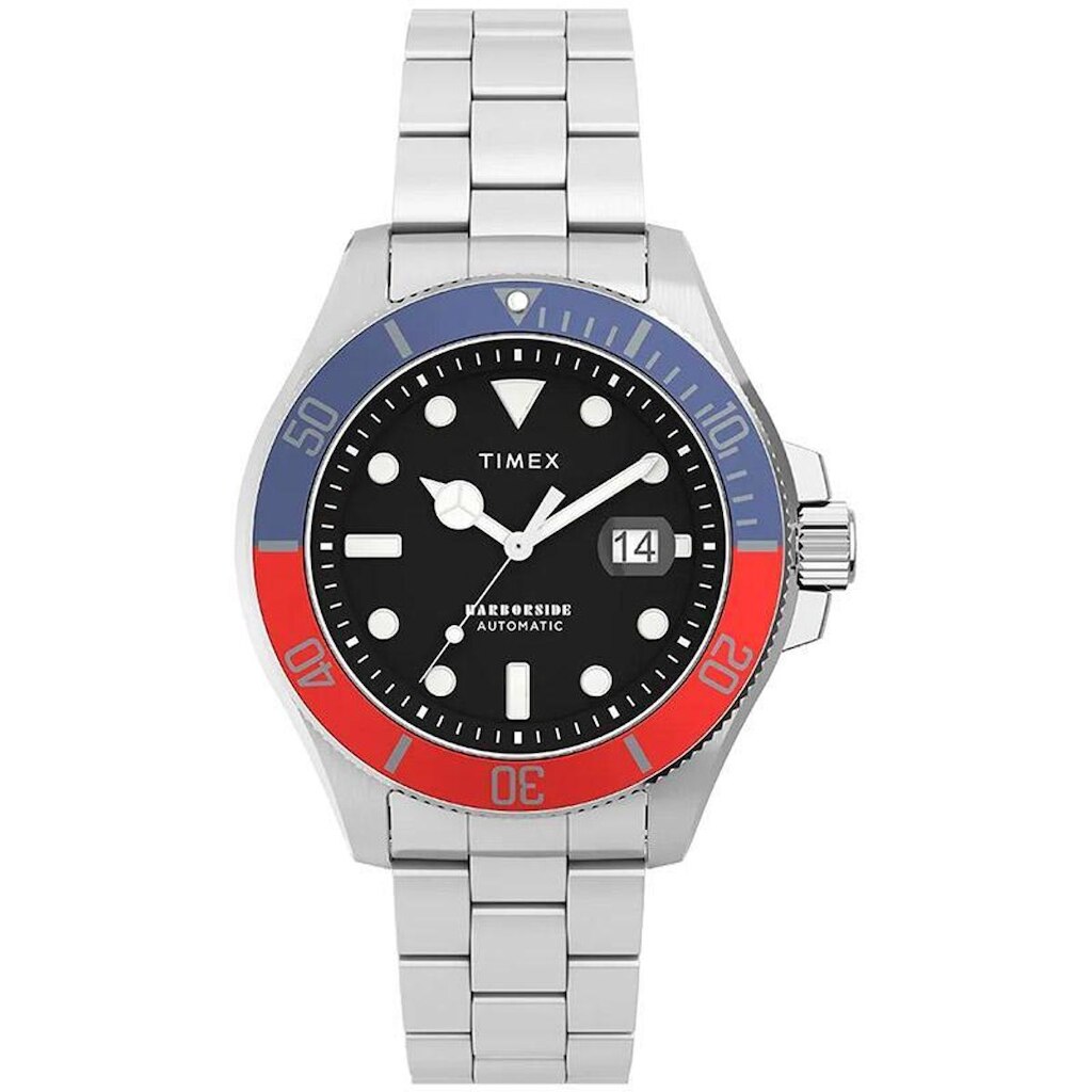 Relógio Timex Automático Harborside Coast Prata TW2V72100M