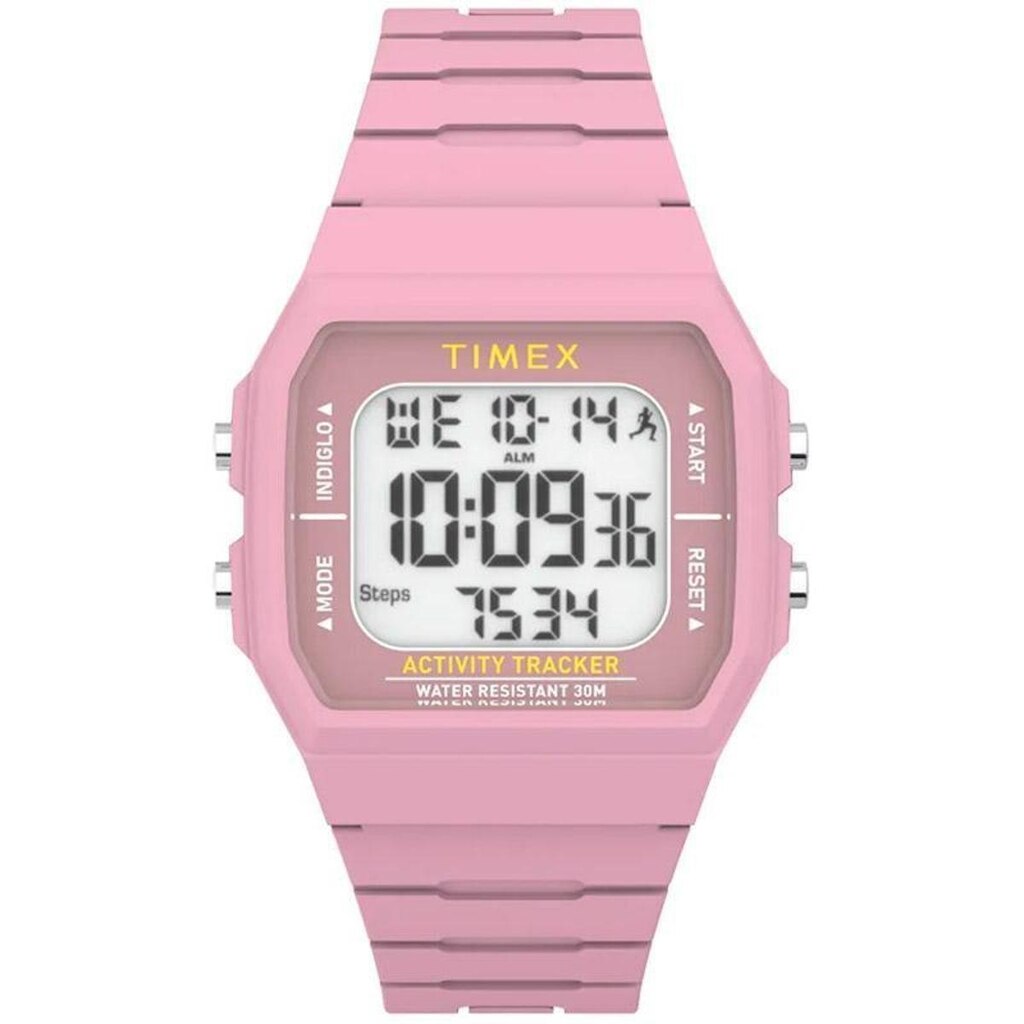 Relógio Timex Digital Contador de Passos Rosa TW5M55800