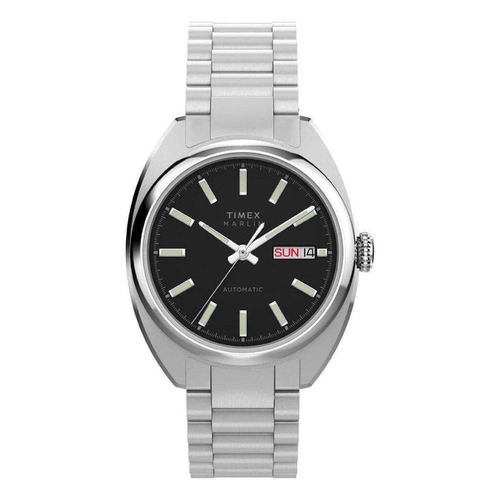 Relógio Timex Marlin Draper Automatic TW2Y65000 Masculino 37mm Aço Inox