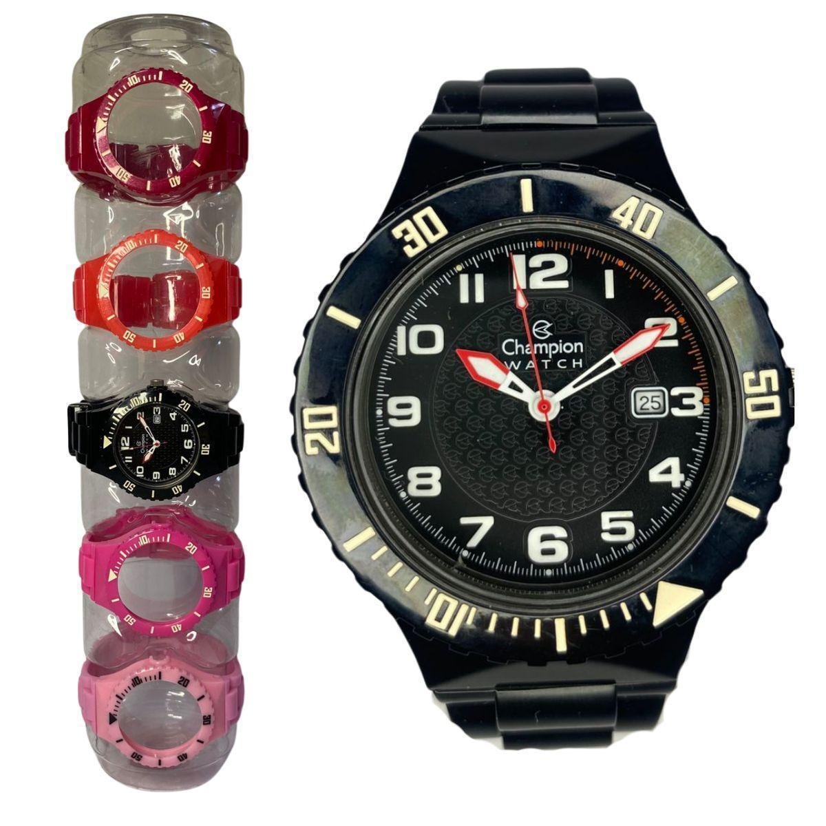 Relógio Unissex Champion Original Troca Pulseira CP30119XM