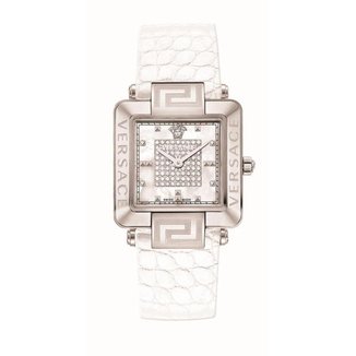 Relógio Versace Safira Diamantes 0,35ct Madrepérola Casual