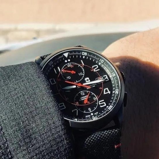 Relógio Victorinox Masculino Preto - Airboss Black Edition - 241721 - Preto