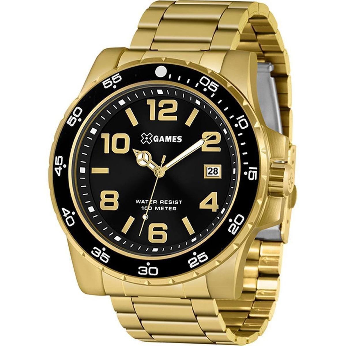 Relógio X-Games Masculino Xteel Dourado XMGS1030-P2KX - Dourado | Netshoes