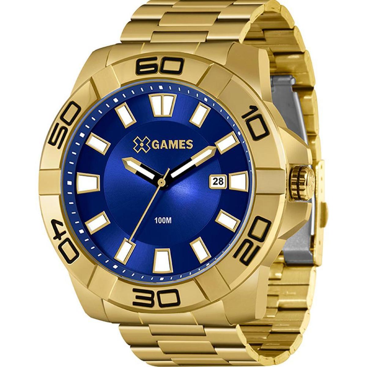 Relógio X-Games Xteel Dourado XMGS1031-D1KX Masculino - Dourado | Netshoes