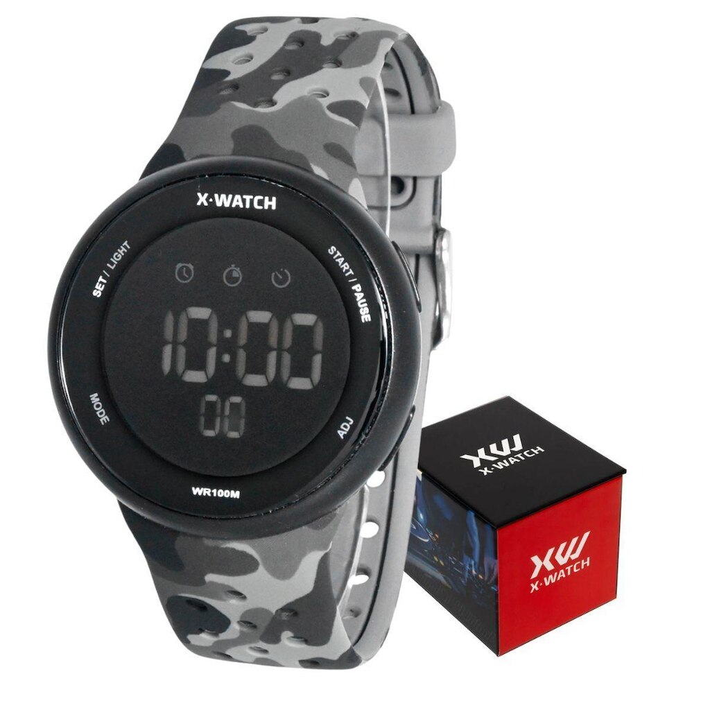 Relogio X Watch Cronometro Digital Calendario Timer