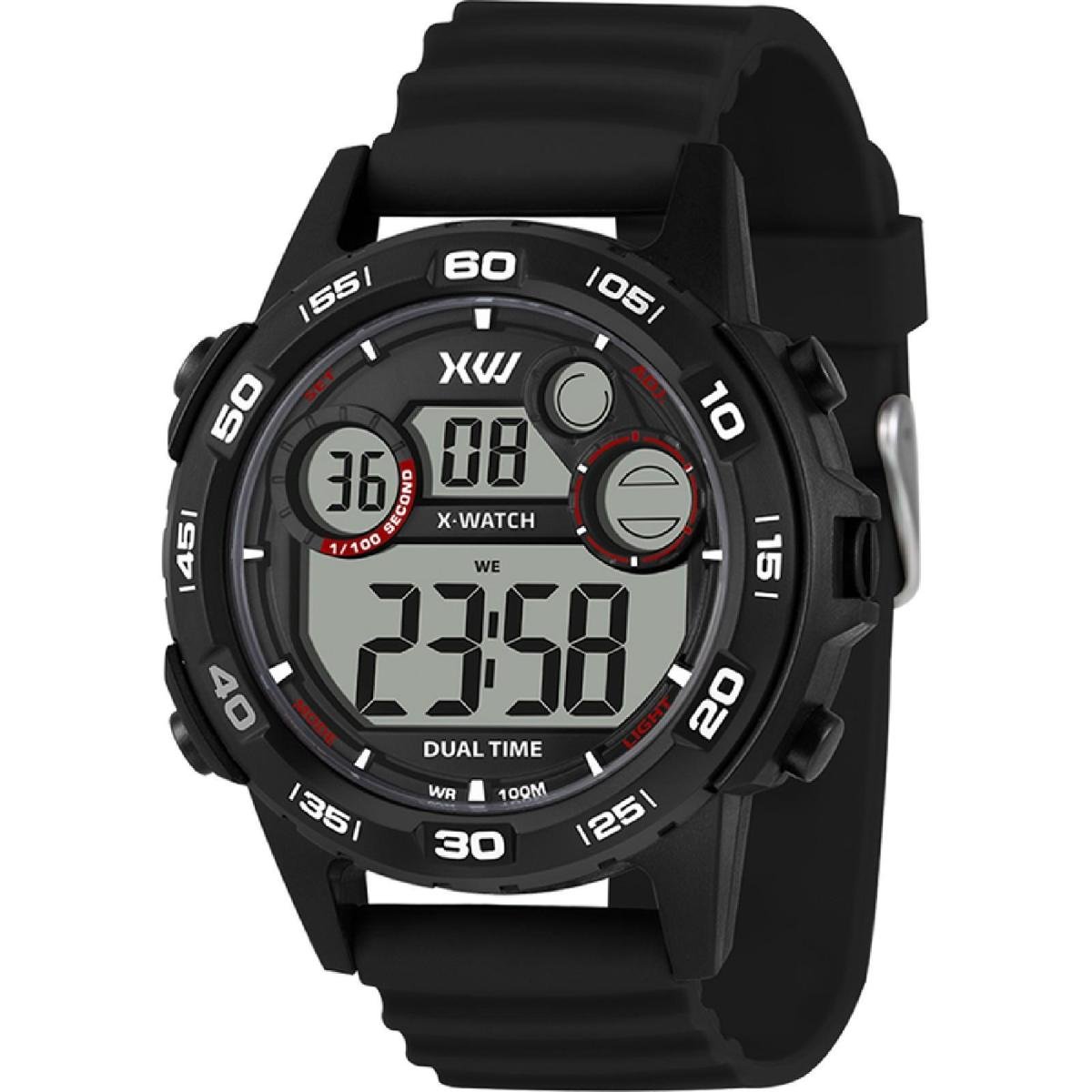 Relógio X-Watch XMPPD720 BXPX - Preto | Netshoes