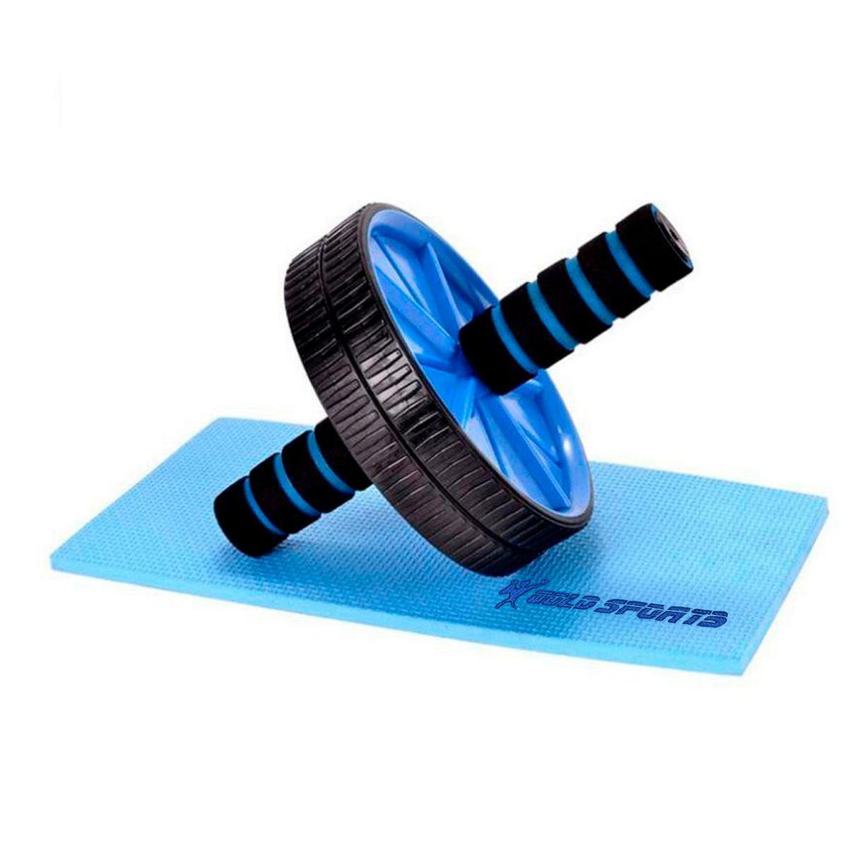 Roda Abdominal Dupla Gold Sports Pro Menor preço em Roda Abdominal Dupla Gold Sports Pro