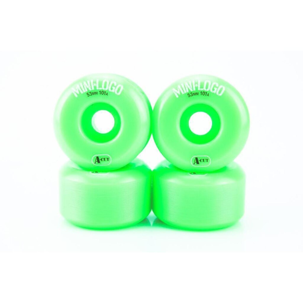 RODA CONICA MINILOGO 53MM IMPORTADA VERDE