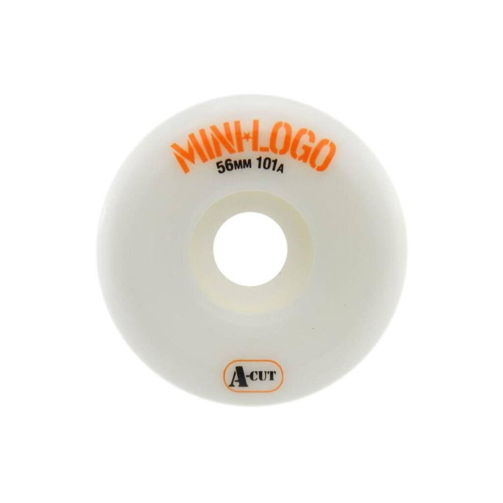 RODA MINI LOGO 56MM 101A CÔNICA BRANCA