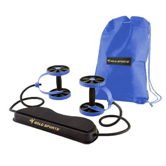 Roda para exercício abdominal com elástico Golds Sports Revoflex Extreme Az CBR03075 - Azul Menor preço em Roda para exercício abdominal com elástico Golds Sports Revoflex Extreme Az CBR03075 - Azul