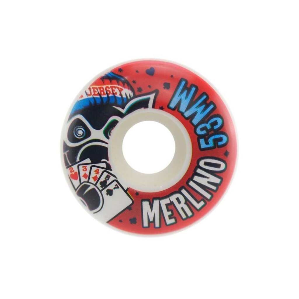 RODA PIG MERLINO 53MM 101A VERMELHO