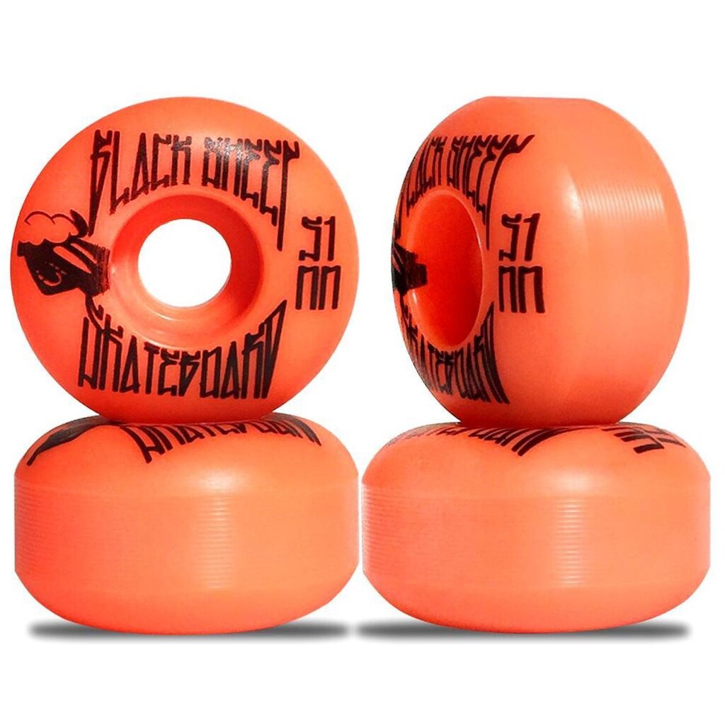 Roda Skate Black Sheep 51mm 95a Laranja
