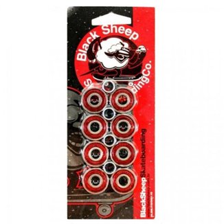 Rolamento Black Sheep Abec 5 Vermelho