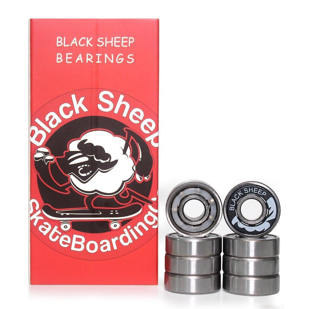 Rolamento Para Skate Importado de Precisão Black Sheep Red