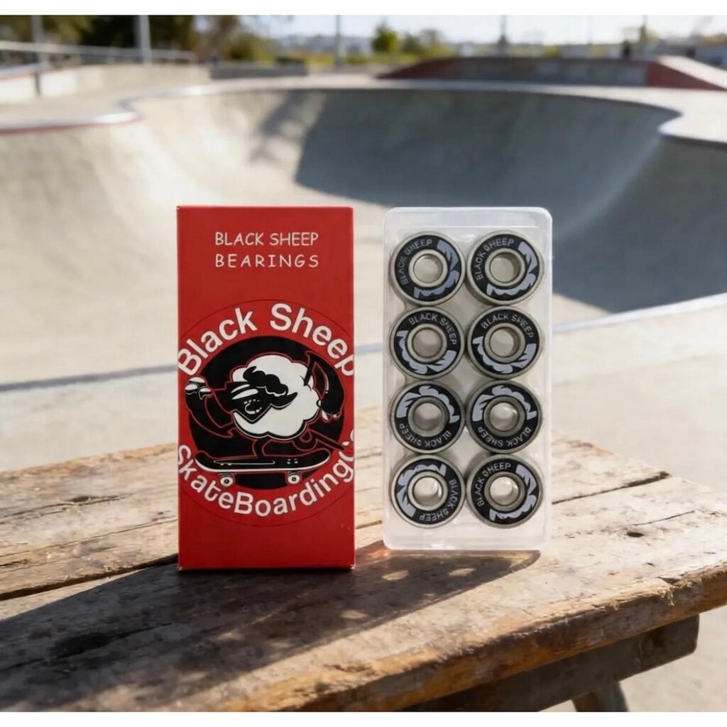 Rolamentos Para Skate Black Sheep Red Original