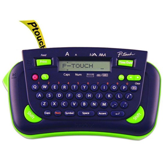 Rotulador Eletrônico PT80 Brother - Azul e Verde - Azul+Verde Menor preço em Rotulador Eletrônico PT80 Brother - Azul e Verde - Azul+Verde