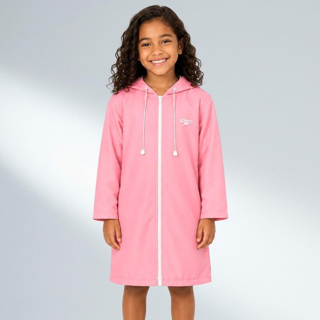 Roupão De Natação Infantil New Malta Speedo - ROSA CLARO