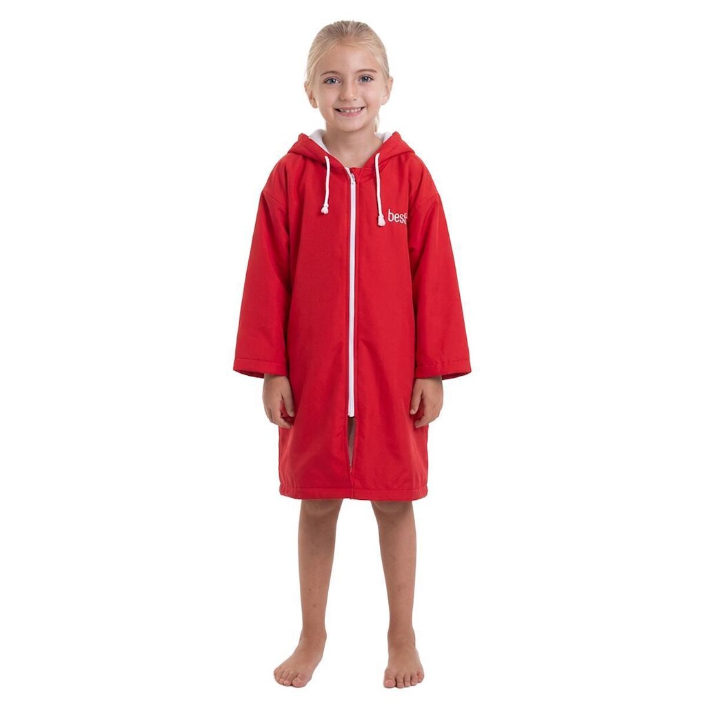 Roupão Infantil Natação Parka Capuz Praia Poncho Best Fit
