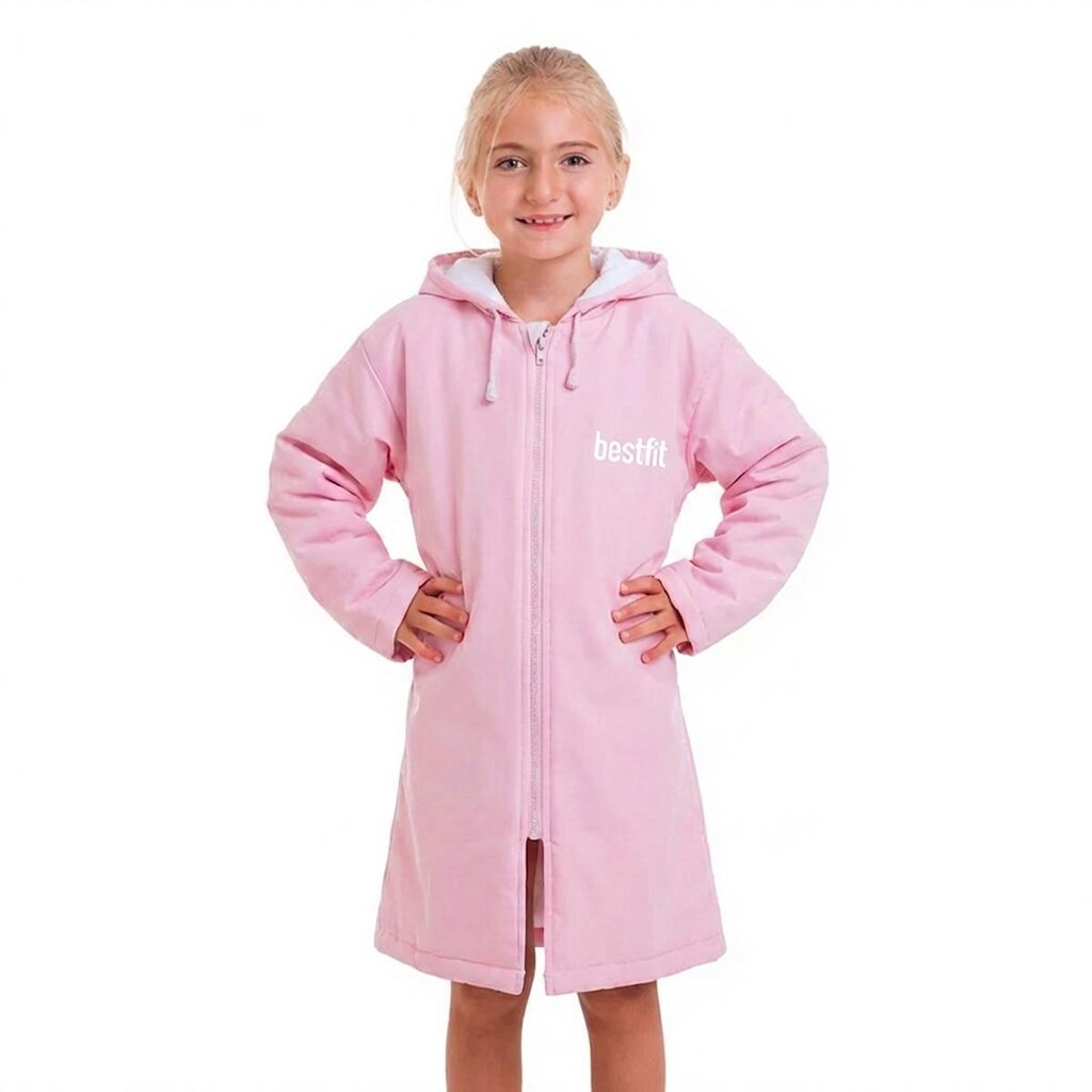 Roupão Infantil Natação Parka Capuz Praia Poncho Best Fit
