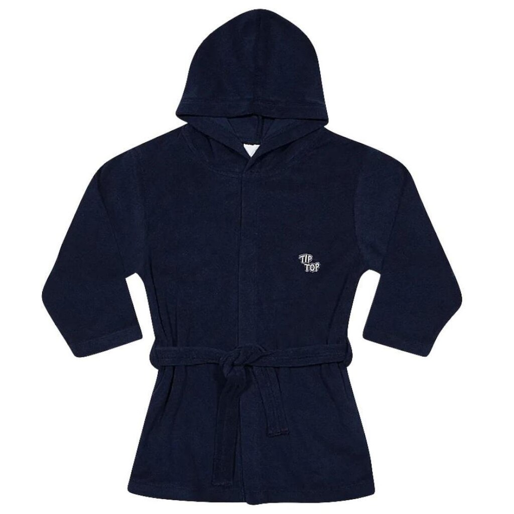 Roupão Infantil Tip Top Bordado Azul Marinho Básico