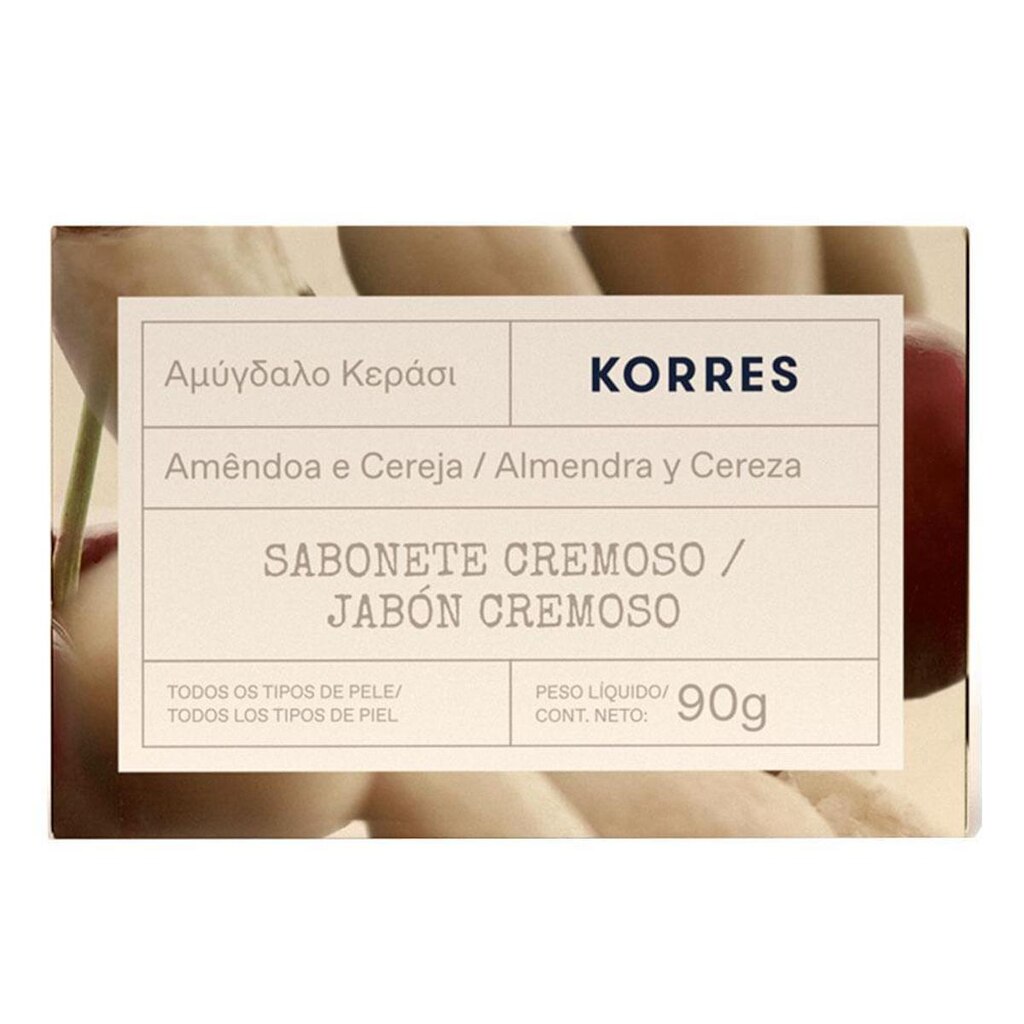 Sabonete em Barra Korres Amêndoa Doce e Cereja 90g