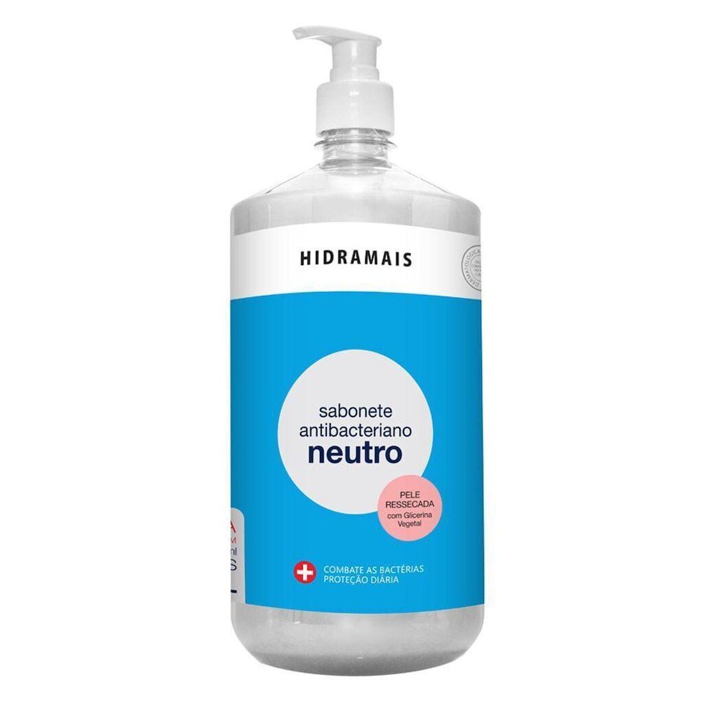 Sabonete Líquido Antibacteriano Neutro Hidramais Profissional 1200ml
