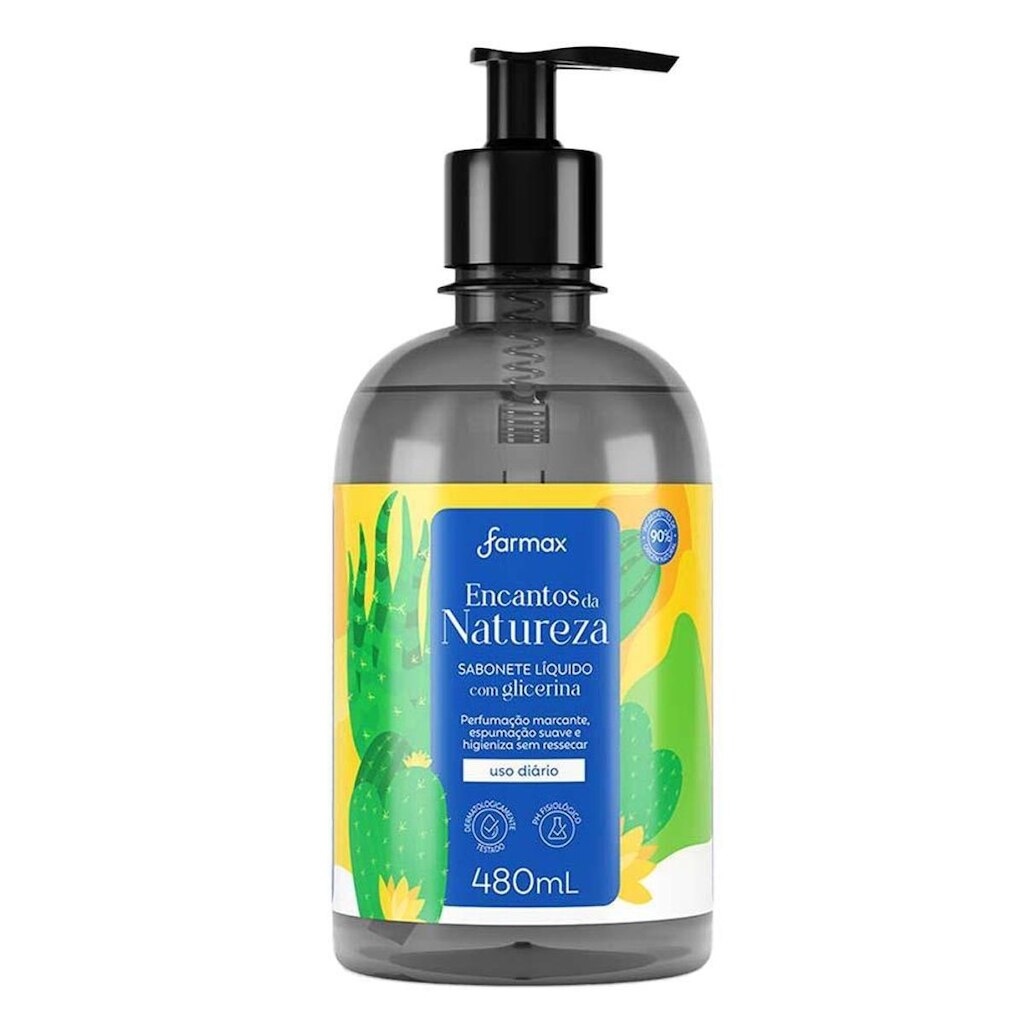 Sabonete Líquido Farmax Encantos da Natureza 480ml