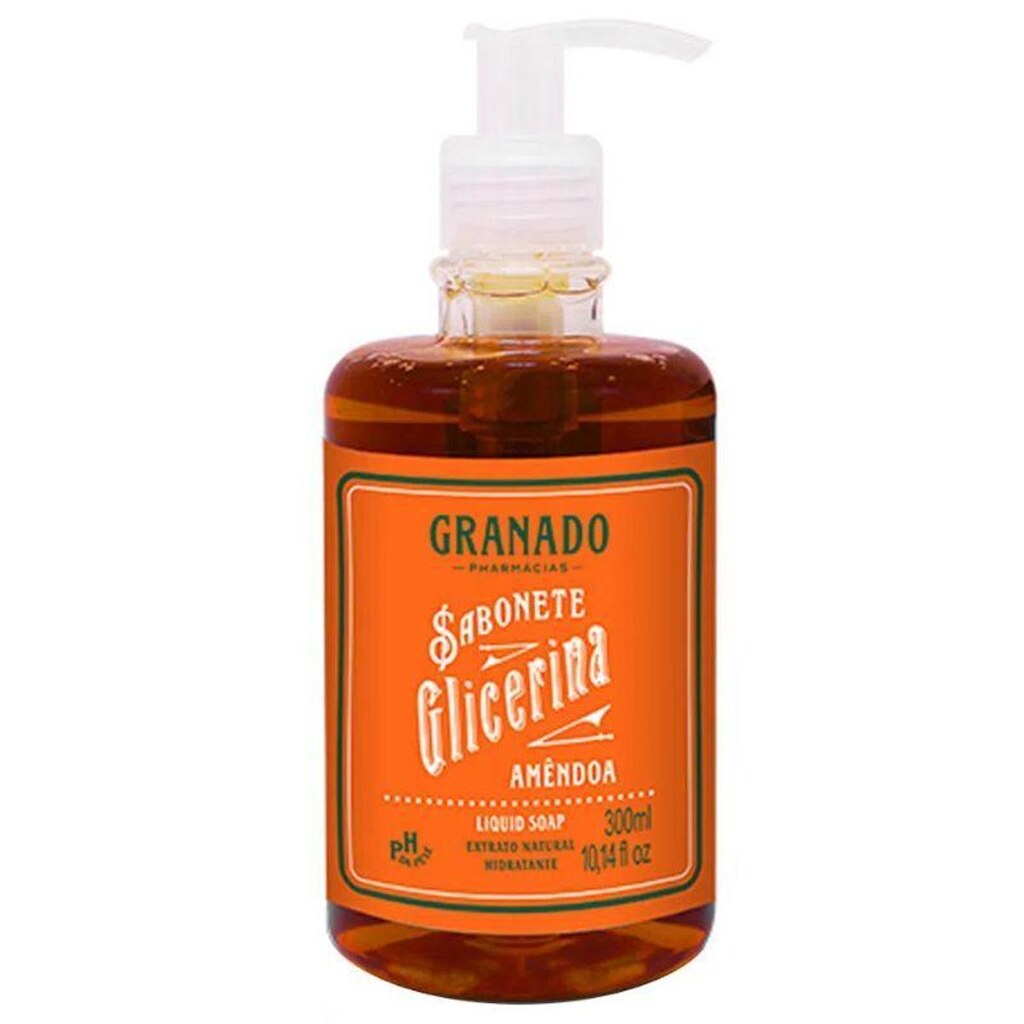 Sabonete Líquido Glicerina Amêndoa 300ml -