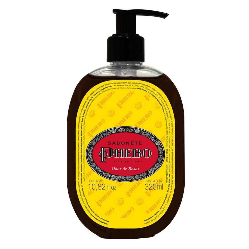 Sabonete Líquido Phebo Odor de Rosas 320ml