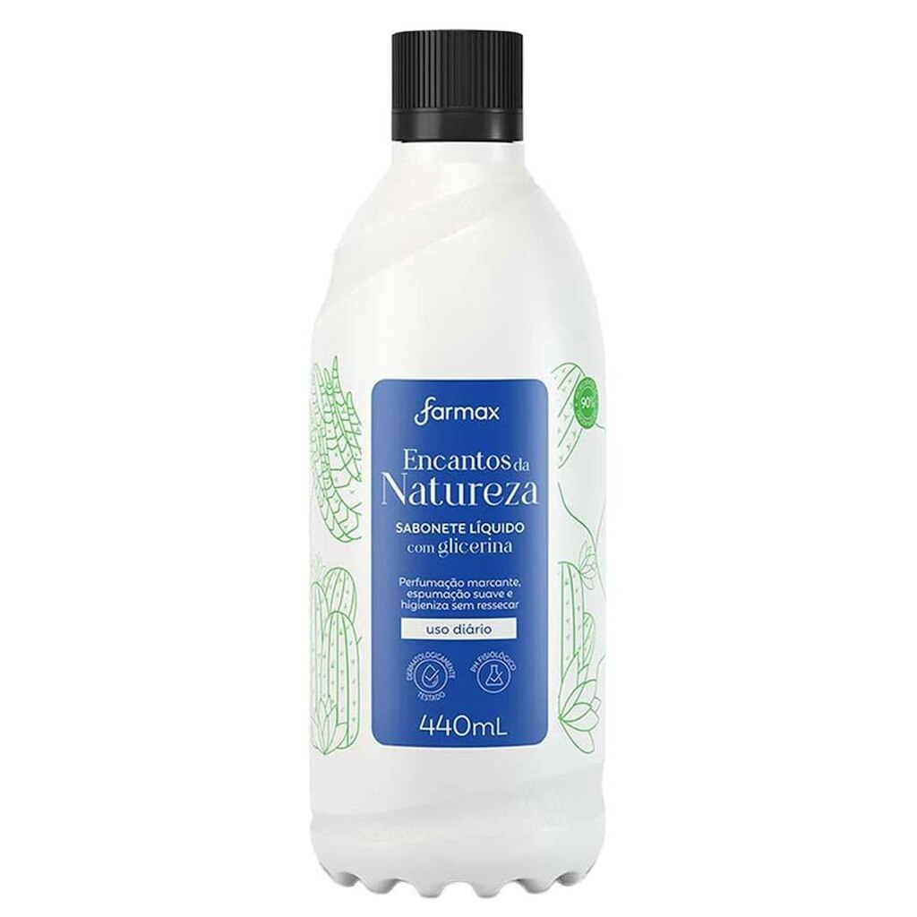 Sabonete Líquido Refil Farmax Encantos da Natureza 400ml