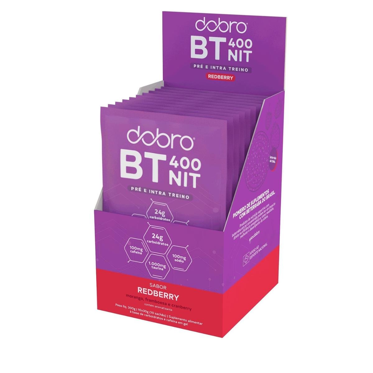 Sachê BT 400 Nitrato sabor Redberry (10un x 30g)