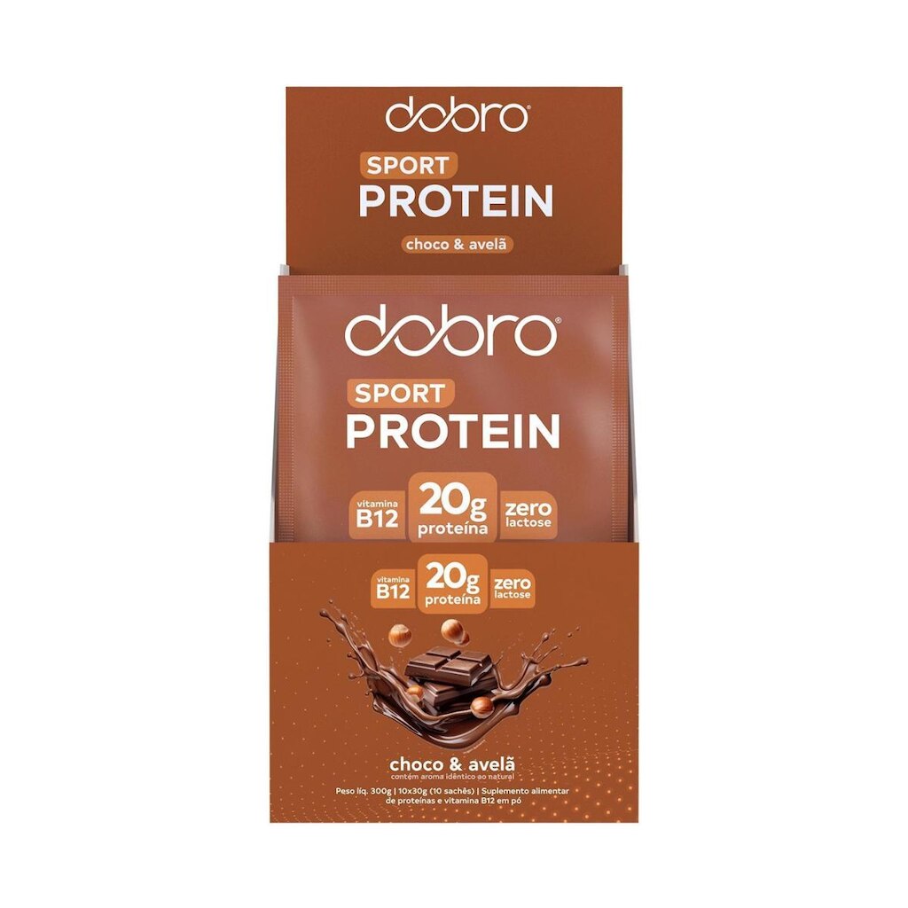 Sachê Proteína Chocolate com Avelã (10un x 30g)