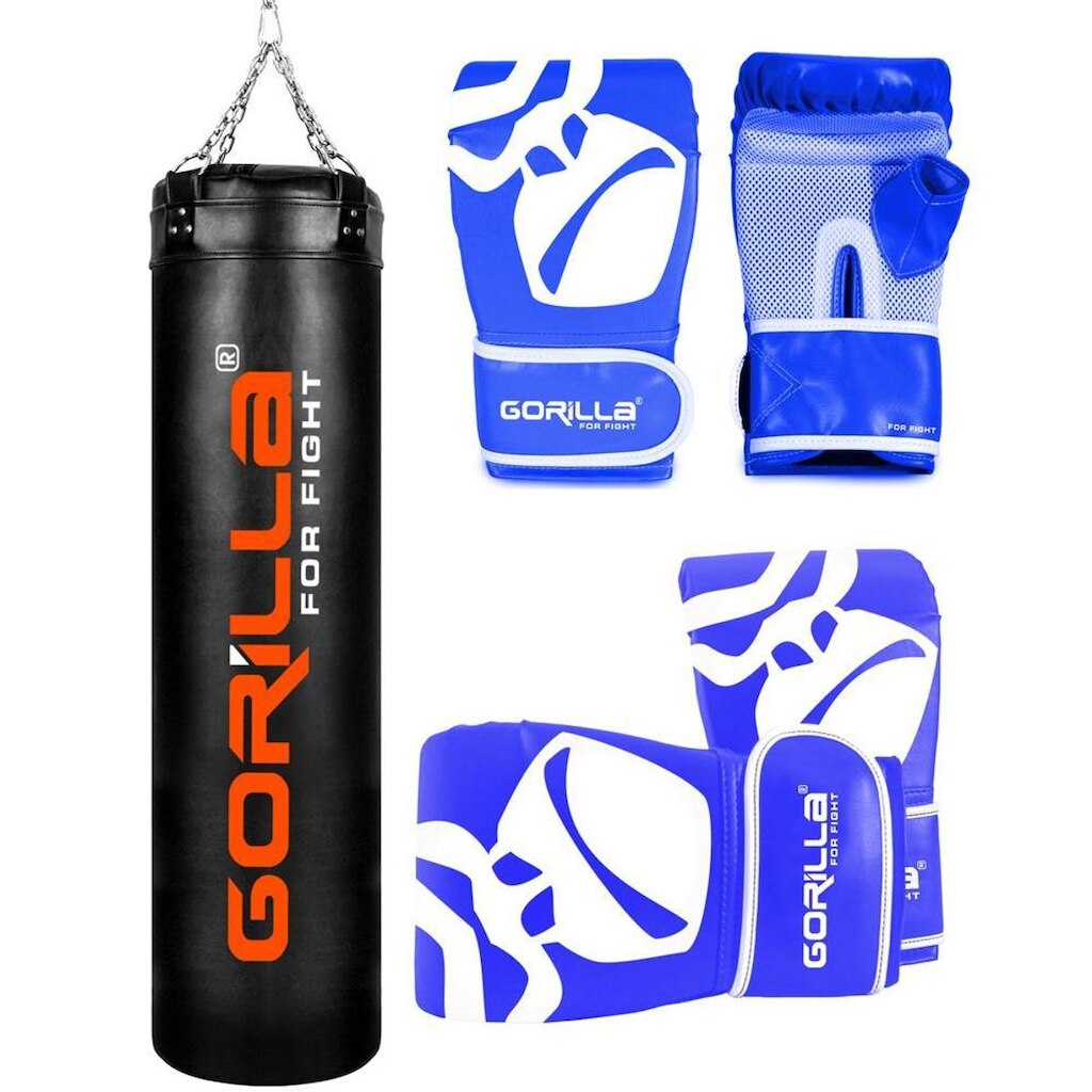 Saco De Pancada 180 Cm + 02 Luvas Bate-saco Pro - Gorilla
