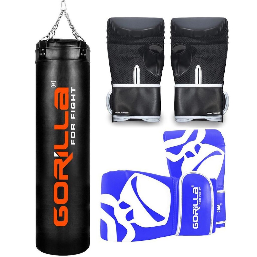 Saco De Pancada 180 Cm + 02 Luvas Bate-saco Pro - Gorilla