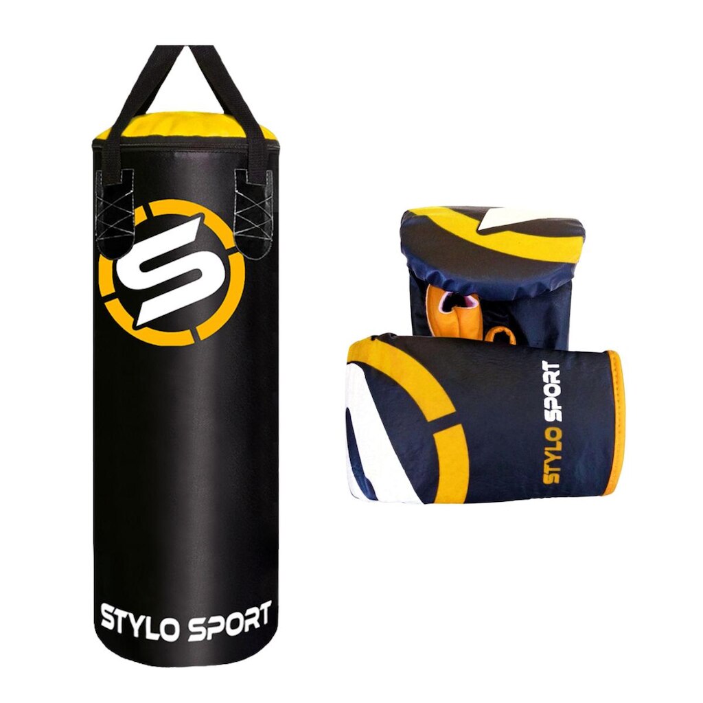 Saco de Pancada Stylo 70 + Luva + Bate Saco