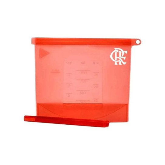 Saco de Silicone Reutilizável do Flamengo 1000ml Ecológico UN - Vermelho Menor preço em Saco de Silicone Reutilizável do Flamengo 1000ml Ecológico UN - Vermelho