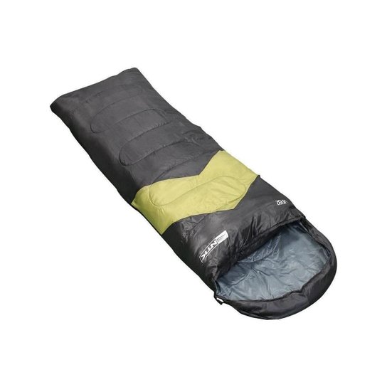 Saco Nautika De Dormir Tipo Envelope E Sarcófago Viper - Preto+verde