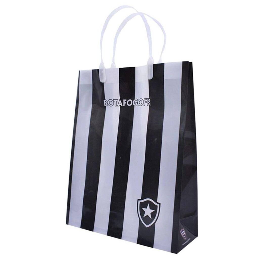 Sacola De Presentes Escudo Time 22x7x18cm - Botafogo
