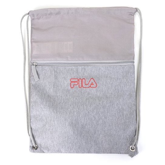 Sacola Fila Halo Gym Sack - Cinza Claro é ruim? Sacola Fila Halo Gym Sack - Cinza Claro é boa?
