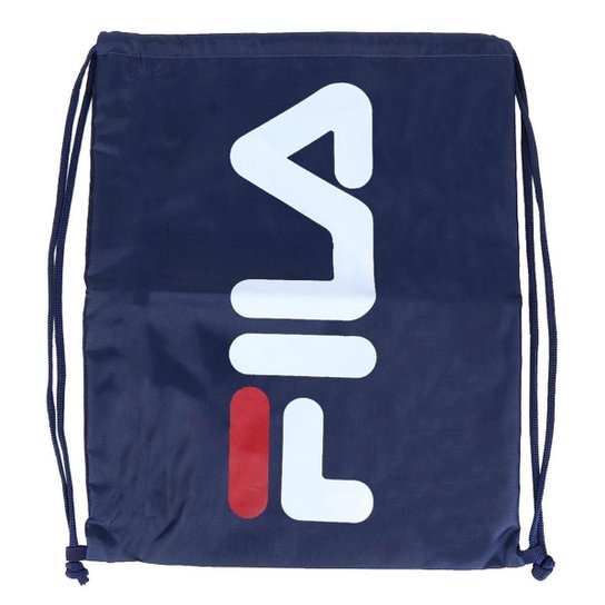 SACOLA GYM SACK UNISEX FILA LIFESTYLE - Azul Menor preço em SACOLA GYM SACK UNISEX FILA LIFESTYLE - Azul