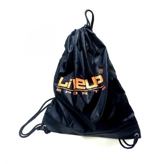 Sacola Gymsack Sports Bag Liveup - Preto+Laranja