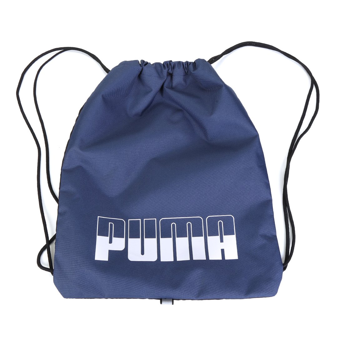 Sacola Puma Plus Gym Sack II Marinho Netshoes