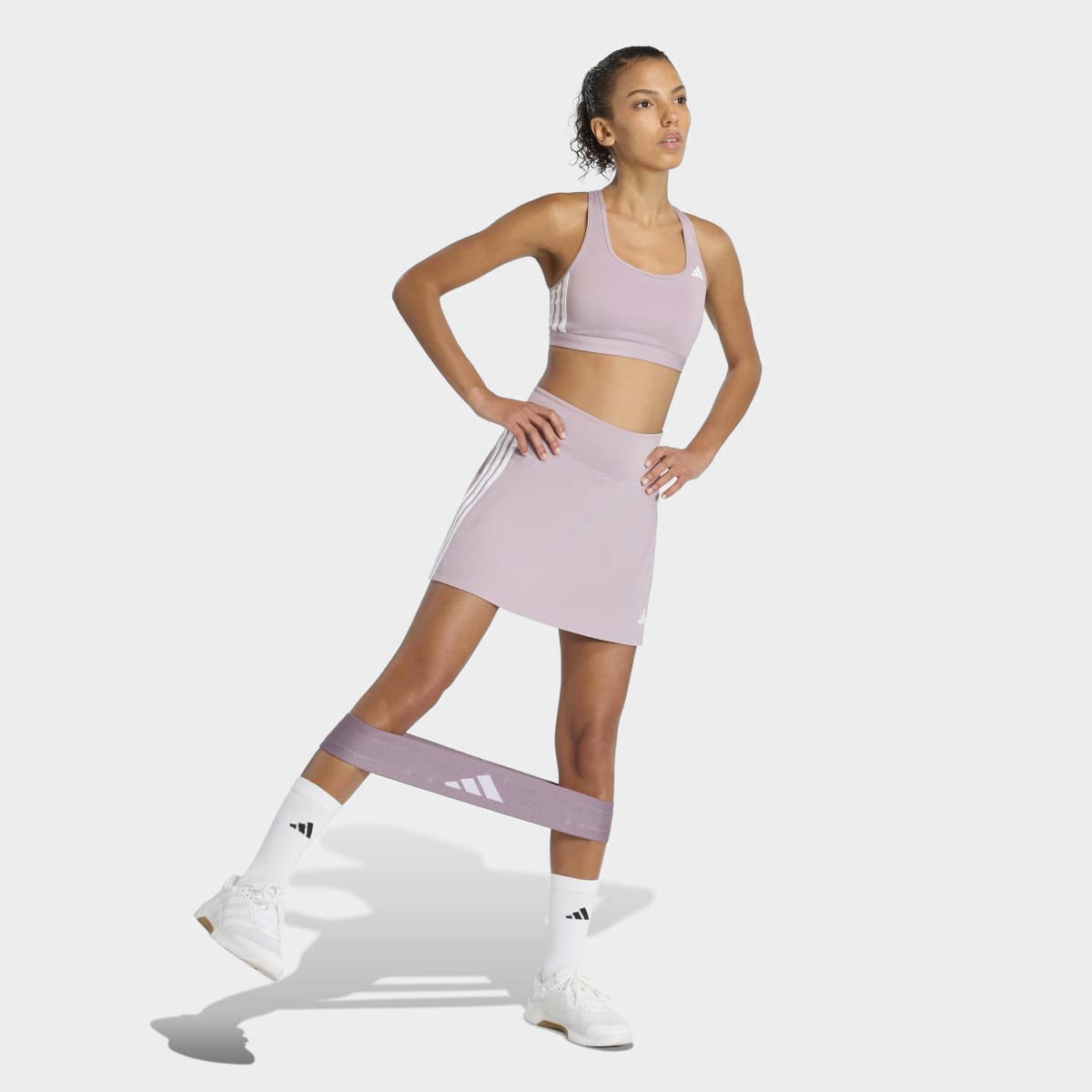 Saia Adidas 3 Listras Feminina - 4