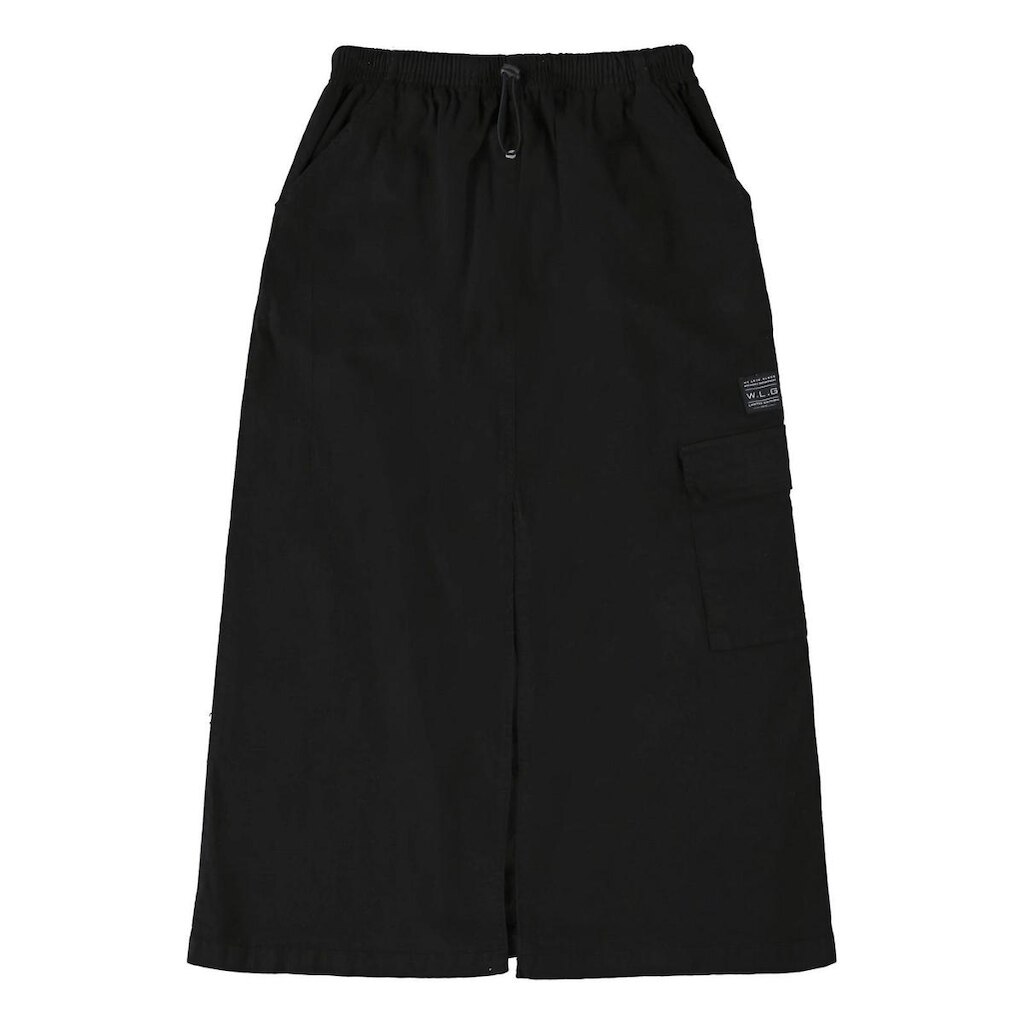 Saia Cargo Midi em Sarja Juvenil Gloss